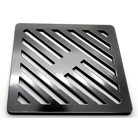 square drain box metal grid|round metal drain grill.